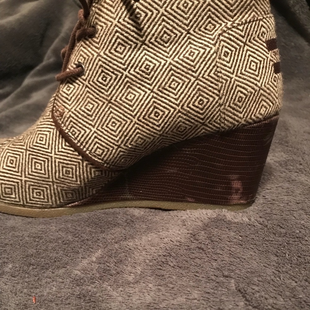 TOMS desert wedge bootie - Picture 3 of 4